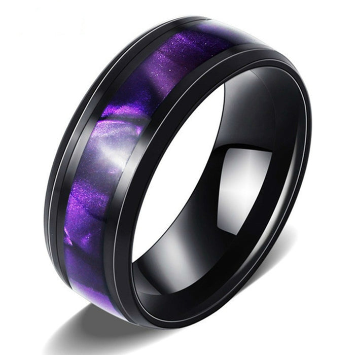 Wholesale Rings copper Butterfly Ring Amethyst Ring MOQ≥2 JDC-RS-TengD004