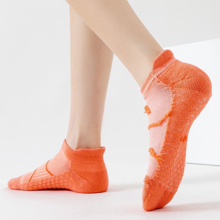 Wholesale Professional Running Socks Mesh Towel Bottom 3D Massage Granules JDC-SK-ManP003