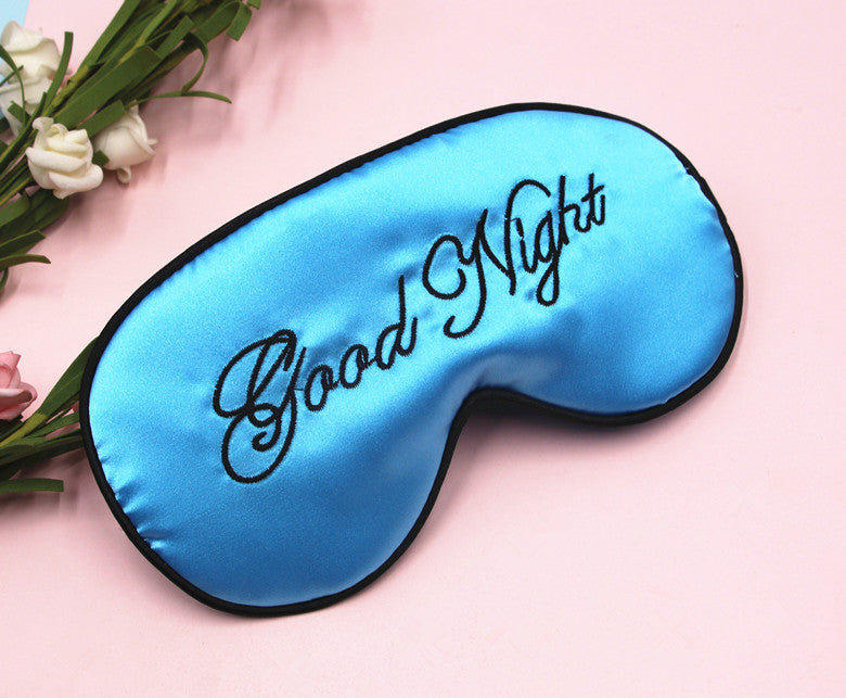 Wholesale Simulated Silk Polyester Cotton Eye Masks MOQ≥3 JDC-EM-AYM001