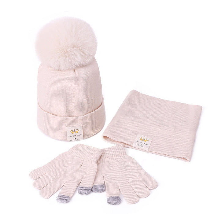 Wholesale HhmqViviiyNSAyin6WueWt7OIAiJkAM5rjpjsats Scarves Gloves Three-piece Cotton Acrylic Thickening Warm Children JDC-SF-Kaip013