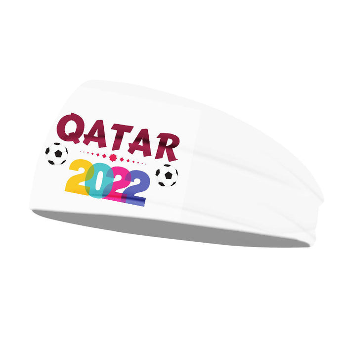 Wholesale Headband Polyester Spandex Sports Football World Cup 2022 JDC-HD-KuS002