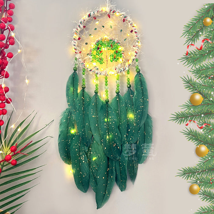 Wholesale Christmas Gifts Wind Chimes Dream Catcher Ornaments MOQ≥2 JDC-DC-MYing041