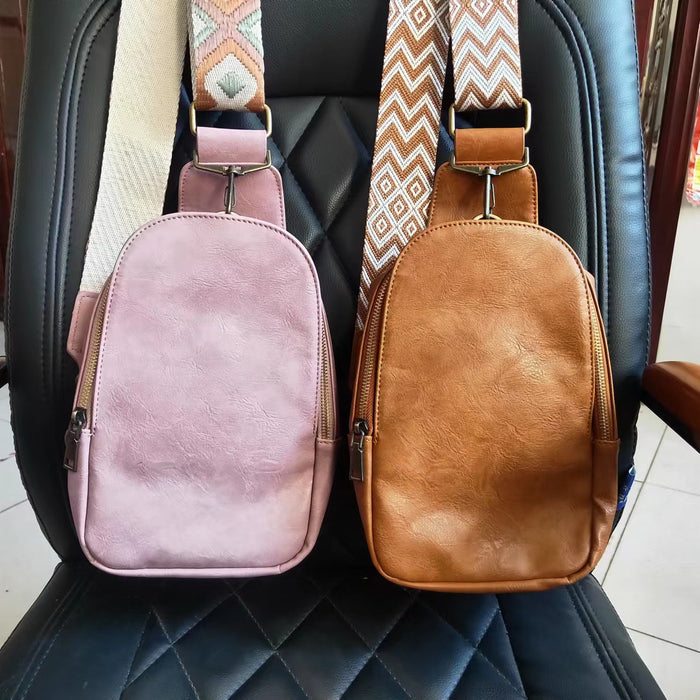Wholesale Shoulder Bags PU Leather Retro Ethnic Shoulder Strap JDC-SD-ChunYan001
