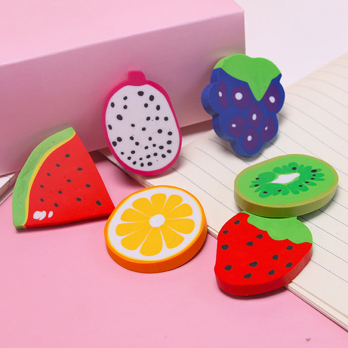 Wholesale Eraser Cartoon Fruit Watermelon Strawberry MOQ≥10 JDC-ERA-QHJ003