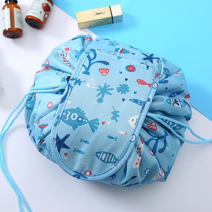 Wholesale Cosmetic bag Polyester Lazy drawstring Travel JDC-CB-JShang001