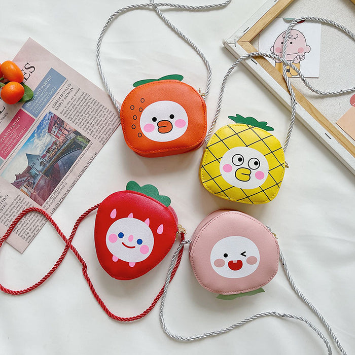 Bolsa de hombro de frutas al por mayor PU Kids JDC-SD-Xinqing002