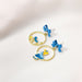 Jewelry WholesaleWholesale silver pin bow vintage cartoon stud earrings (M) JDC-ES-MDD003 Earrings 萌豆豆 %variant_option1% %variant_option2% %variant_option3%  Factory Price JoyasDeChina Joyas De China