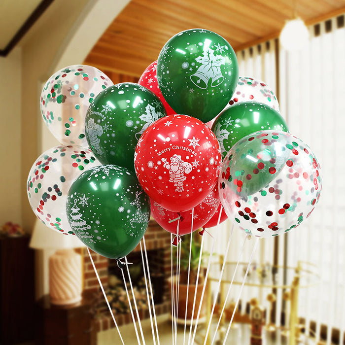 Decoración de impresión de globo de fiesta de Navidad al por mayor JDC-DCN-ZHIX001