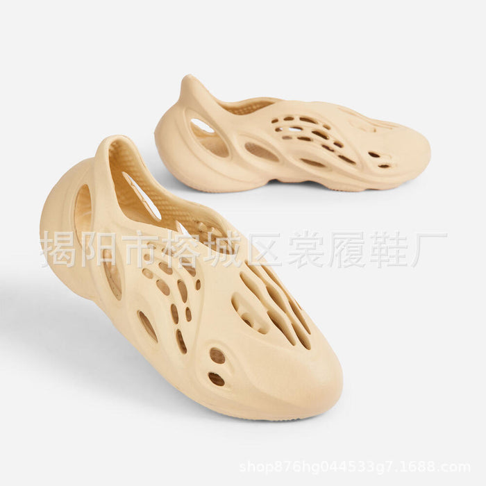Chaussures de trous de noix de coco en plastique en caoutchouc de grande taille Baotou Sandales JDC-SD-Shangl003