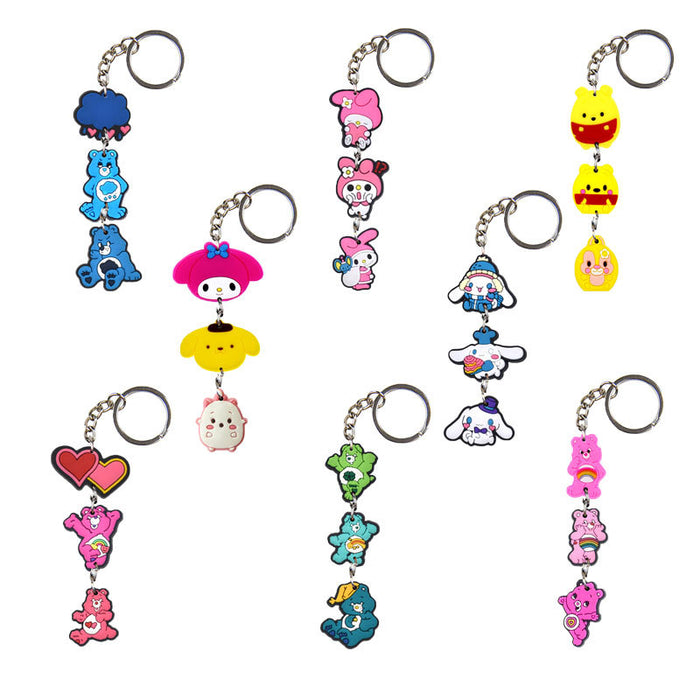 Wholesale Keychains PVC Cute Cartoon Anime(S) MOQ≥10 JDC-KC-BZYH006