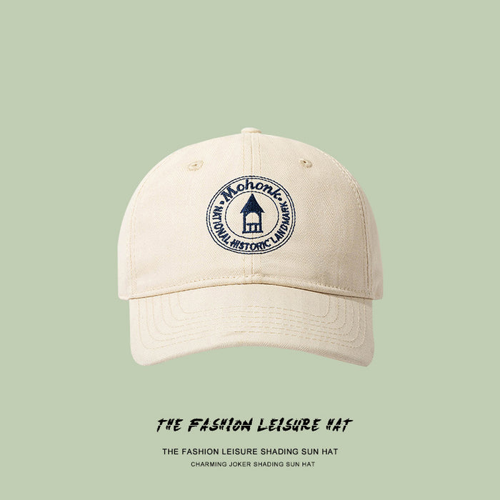 Capa de béisbol beige de beige al por mayor sombrero de boina vintage MOQ≥2 JDC-FH-MUXIA022