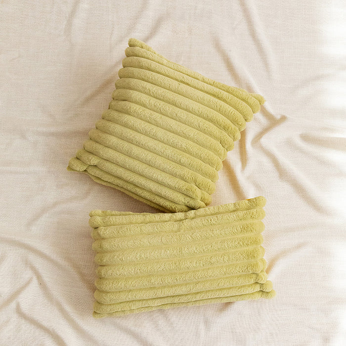 Almohadilla de almohada de plataforma de rayas de color al por mayor tapa de cojín de sofá color sólido JDC-PW-CHAOSE002