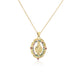 Jewelry WholesaleWholesale copper plated 18K gold micro-encrusted zircon Virgin Necklace JDC-NE-AG142 Necklaces 澳古 %variant_option1% %variant_option2% %variant_option3%  Factory Price JoyasDeChina Joyas De China