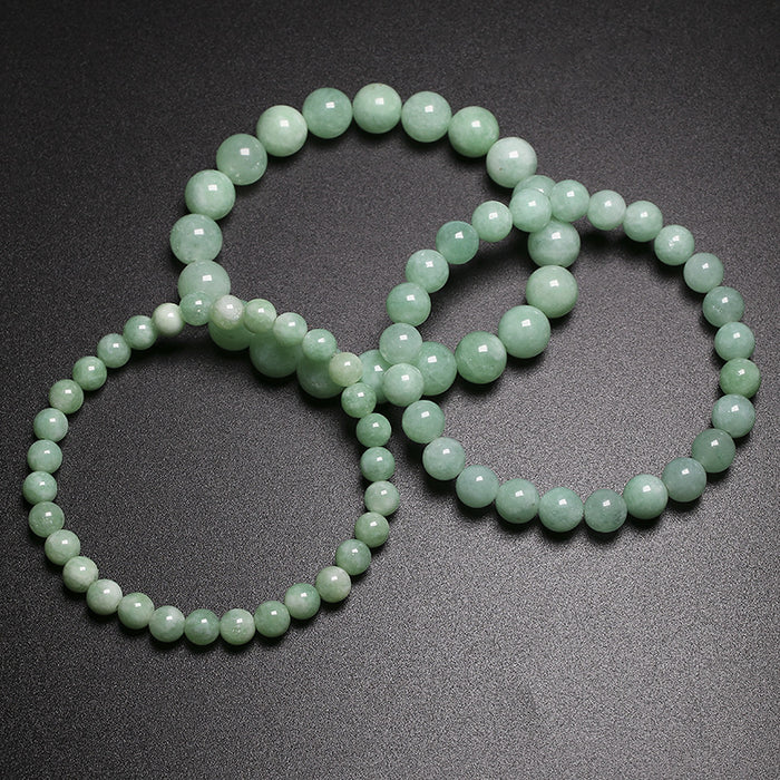 Pulsera de chalcedonía de color al por mayor Añadir verde Pulsera de gema natural JDC-BT-Liehuo006