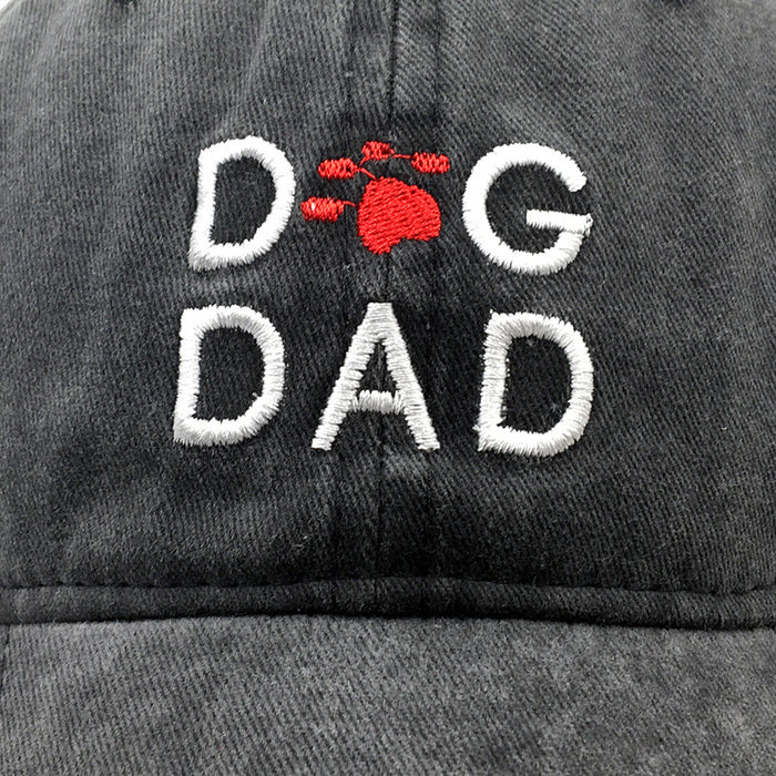Wholesale Dog Dad Embroidered Cotton Baseball Cap JDC-FH-AXing005