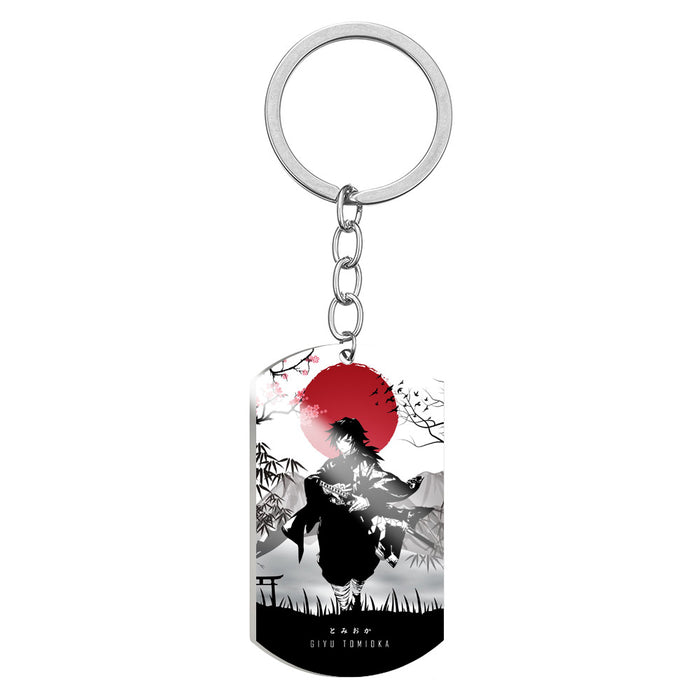 Wholesale Cute Stainless Steel Keychain (M) MOQ≥2 JDC-KC-HuanYu008