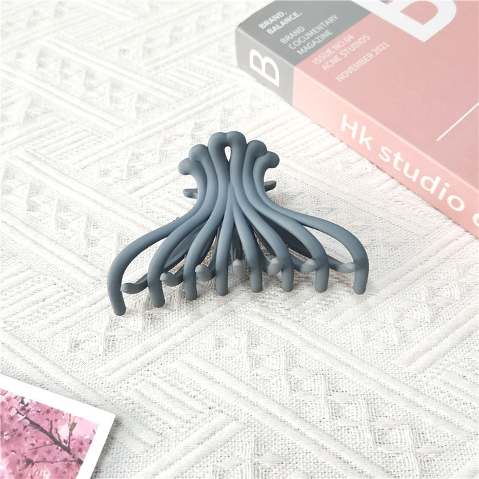 Wholesale scrub clip octopus hair clip chrysanthemum shark clip back head color MOQ≥2 JDC-HC-KEZ001