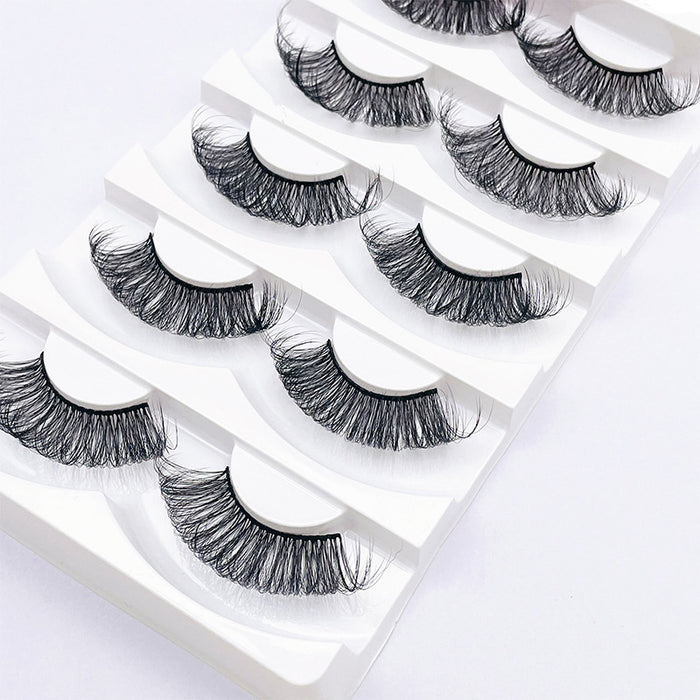 Wholesale 30mm Extended Five Pairs Thick Eyelashes JDC-EY-AiDS005