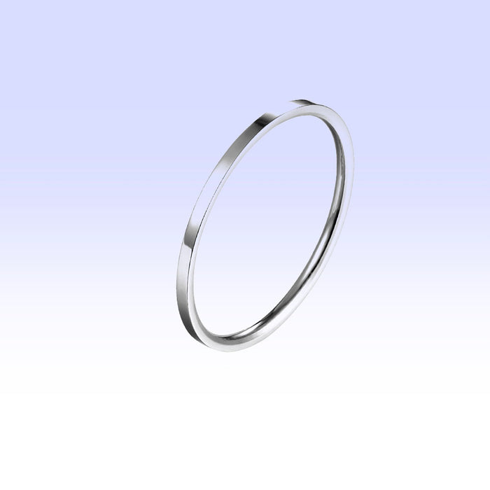 Anillo al por mayor Titanium Steel Simple Extra Slim Ring JDC-RS-Xing007