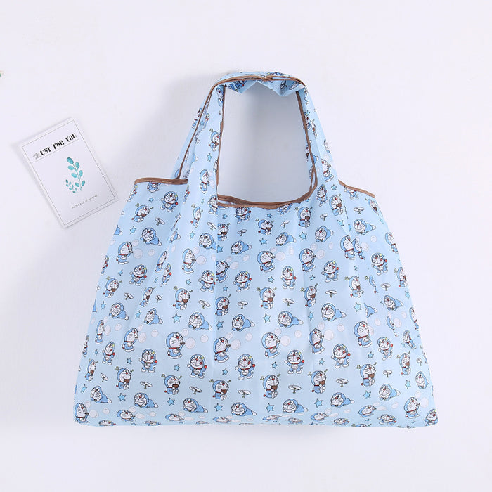 Wholesale Cartoon Cloth Shopping Bag Folding Eco-Friendly Tote Bag (F) MOQ≥10 JDC-HB-Xinka001