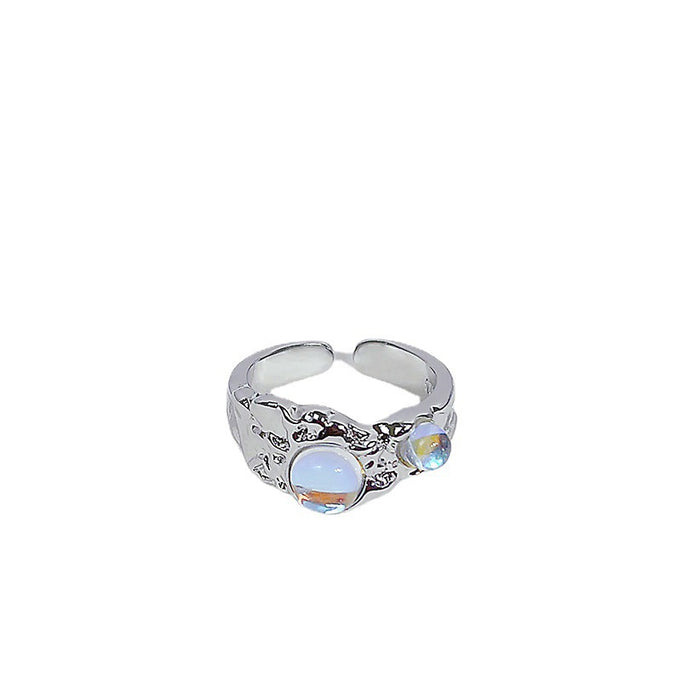 Anillo al por mayor creativo vintage thai silver anillo de moda apertura ajustable jdc-rs-bji002