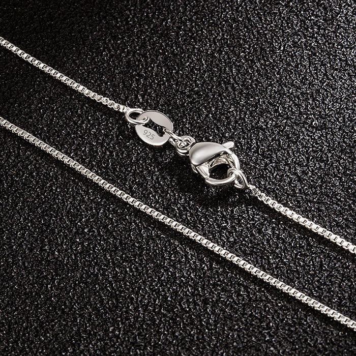 Wholesale necklace temperament necklace box chain single chain short fashion JDC-NE-weihua001