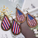 Jewelry WholesaleWholesale Independence Day Leather Earrings American Flag Drop Shape JDC-ES-Chengy022 Earrings 辰亚 %variant_option1% %variant_option2% %variant_option3%  Factory Price JoyasDeChina Joyas De China