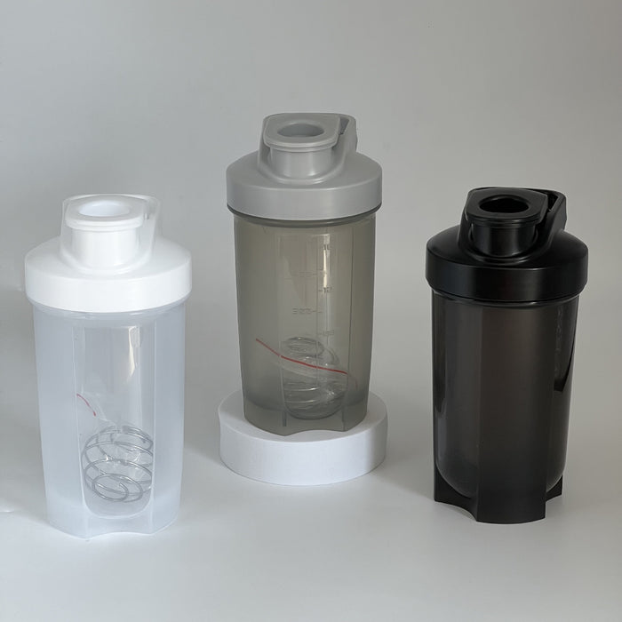 Shakers de cócteles al por mayor PP PE 500ml Copa de batido de leche en polvo Fitness MOQ≥2 JDC-CSS-GAOC002