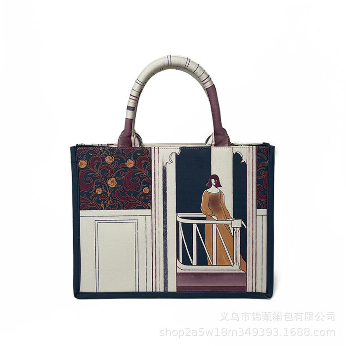 Wholesale Handbags Canvas Large Capacity Elegant JDC-HB-JinZ001