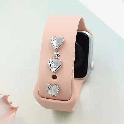 Jewelry WholesaleWholesale Apple Watch 38mm Silicone Strap With Diamond Decoration MOQ≥2 JDC-WH-ZhiH003 Watch Band 知虎 %variant_option1% %variant_option2% %variant_option3%  Factory Price JoyasDeChina Joyas De China