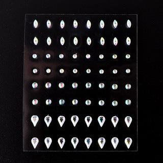 Wholesale Acrylic Stage Performance Face Stickers Drill Eye Crystal Stickers JDC-EY-YChi001