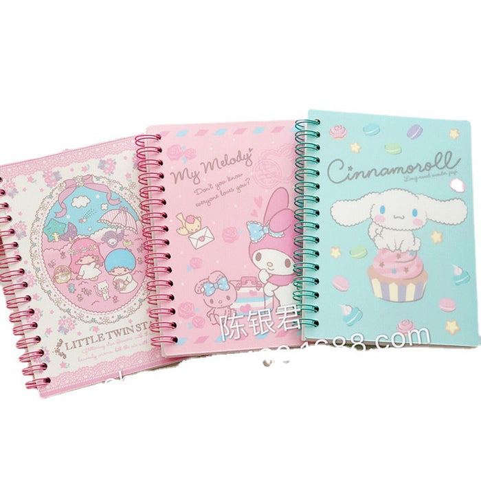 Wholesale Notebook Paper Cover Hard PP Frosted Cute Cartoon Handbook MOQ≥3 (S) JDC-NK-Bam001