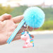 Jewelry WholesaleWholesale cartoon hair ball plastic doll Pom Pom keychain JDC-KC-FeiRun022 Keychains 飞润 %variant_option1% %variant_option2% %variant_option3%  Factory Price JoyasDeChina Joyas De China
