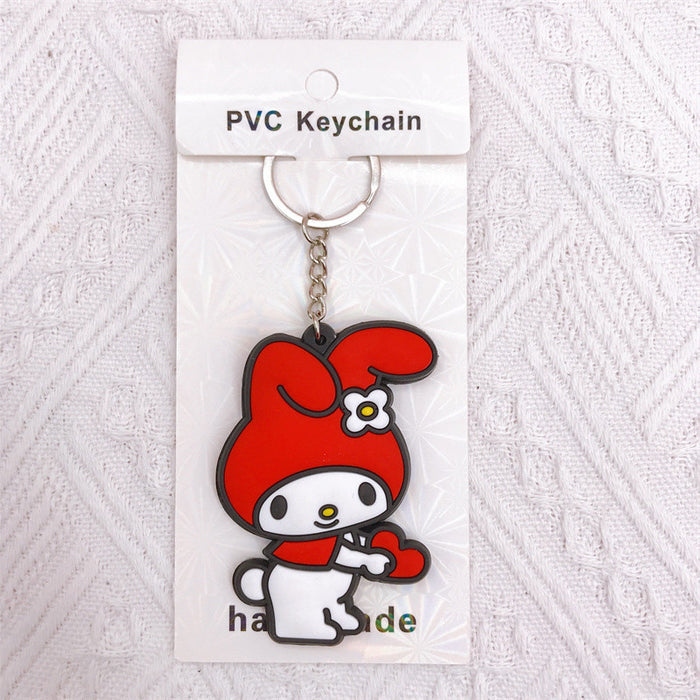Carton de vente en gros PVC Keychain en caoutchouc souple (M) JDC-KC-YALL008