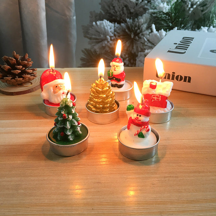 Forma al por mayor del árbol de Navidad de la decoración de vela sin humo de Santa Claus MOQ≥2 JDC-SCS-Mingz001