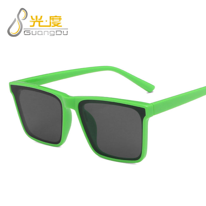 Gafas de sol de marco cuadrado al por mayor Gafas de calles de estilo MOQ≥2 JDC-SG-GUANGD017