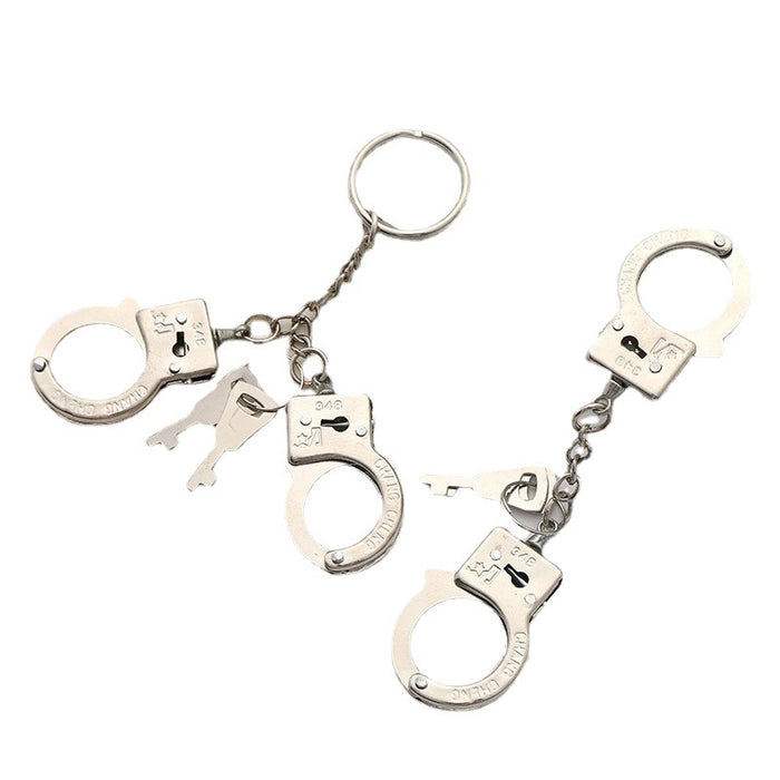 Wholesale imitation metal handcuffs keychain JDC-KC-XXing006