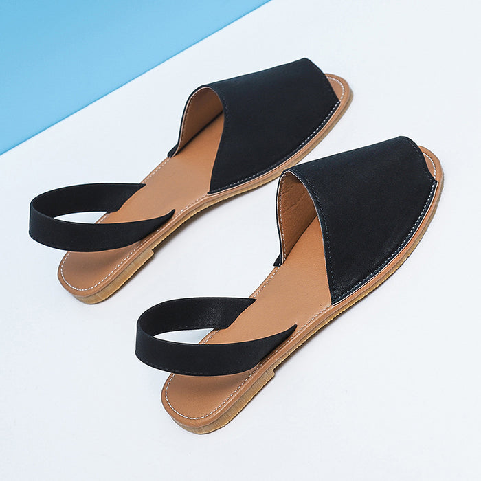 Wholesale plus size flat open toe sandals JDC-SD-ZuiM003
