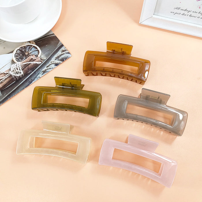 Wholesale Hair Clips Acrylic Large Clear JDC-HC-ChaoX005