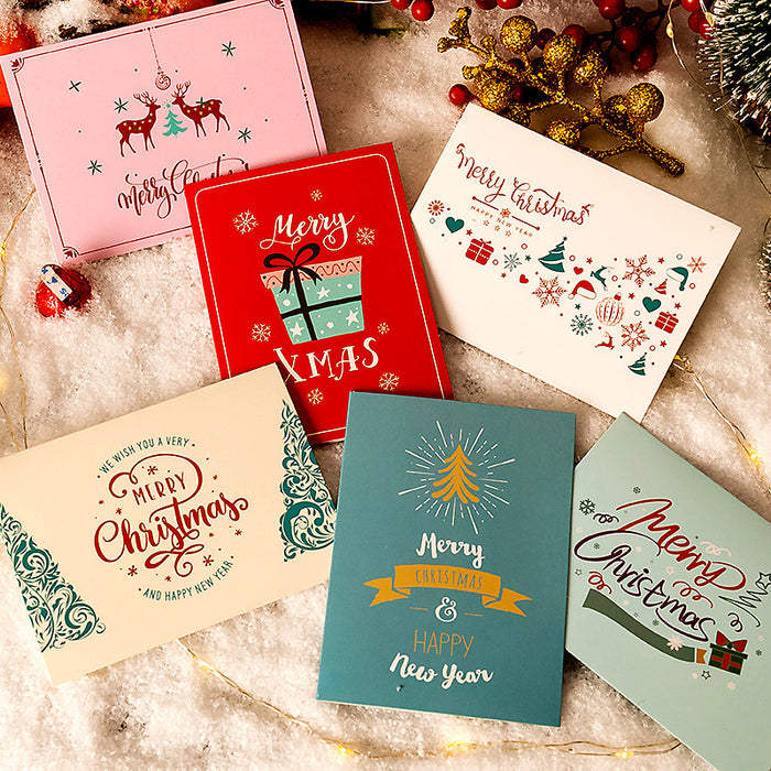 Tarjetas de felicitación al por mayor tarjetas de regalo de Navidad MOQ≥10 JDC-GC-YIHONG003