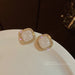 Jewelry WholesaleWholesale Xiaoxiangfeng New Simple Stud Earrings Cold Wind JDC-ES-HanK011 Earrings 韩蔻 %variant_option1% %variant_option2% %variant_option3%  Factory Price JoyasDeChina Joyas De China