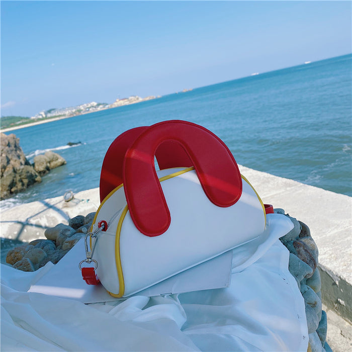 Wholesale Shoulder Bag Polyester Contrast Color Summer Shoulder Handbag JDC-SD-Yicai001