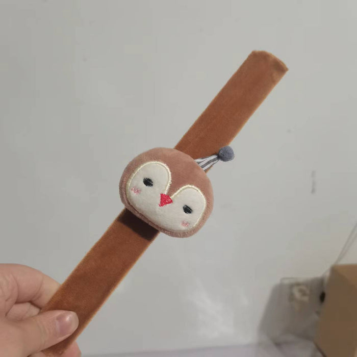 Wholesale Bracelet Slap Band Cloth Fleece Cute Cartoon Plush Accessories MOQ≥3 (S) JDC-BT-HongY008