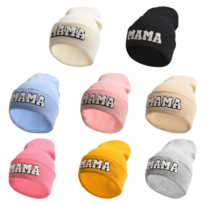 Wholesale Hat Acrylic Letter Embroidery Sweater Hat MOQ≥2 JDC-FH-WenR024