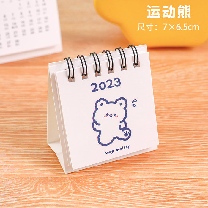 Al por mayor 2023 Ornamento de calendario de escritorio simple MOQ≥2 JDC-NK-Dichen008