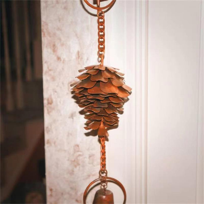 Wholesale Pine Cone Metal Wind Chime Decoration JDC-DC-Hec006