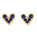Jewelry WholesaleWholesale Red Zircon Small Love Stud Earrings JDC-ES-AS100 Earrings 翱昇 %variant_option1% %variant_option2% %variant_option3%  Factory Price JoyasDeChina Joyas De China