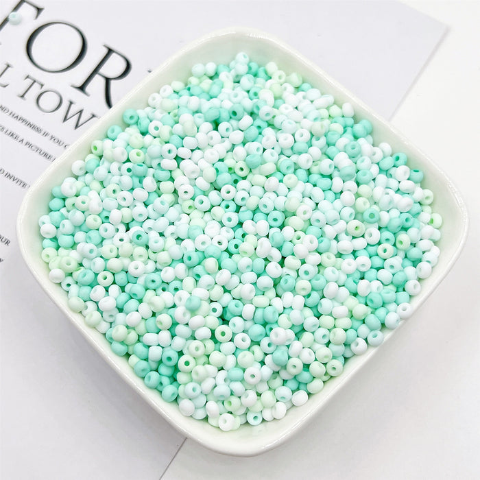 Wholesale Macaron Colored Glass Beads DIY Beaded Beads For Bracelets MOQ≥2 JDC-DIY-BiN002
