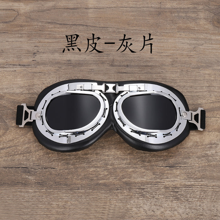 Wholesale Goggles PC Retro Windproof Motorcycle MOQ≥2 JDC-SG-XunLong003