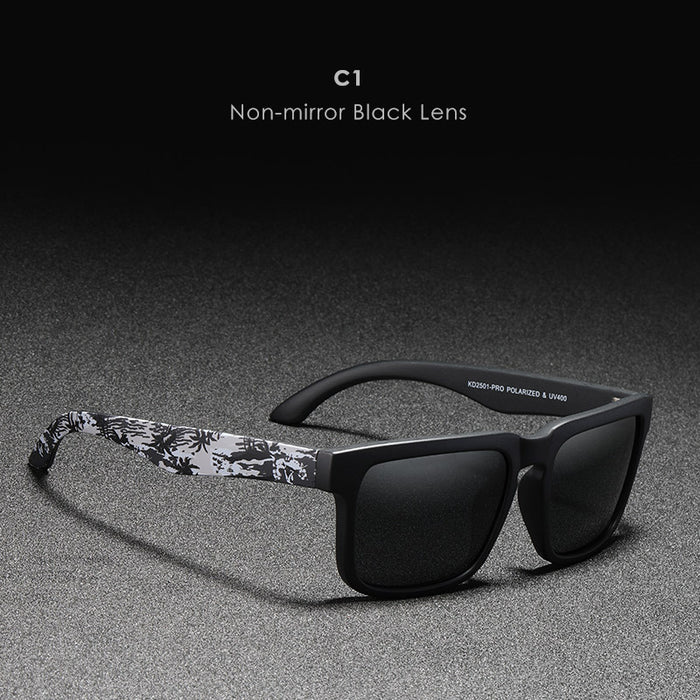 Gafas de sol polarizadas cuadradas de gafas de conductor de viaje al aire libre JDC-SG-HUIH001